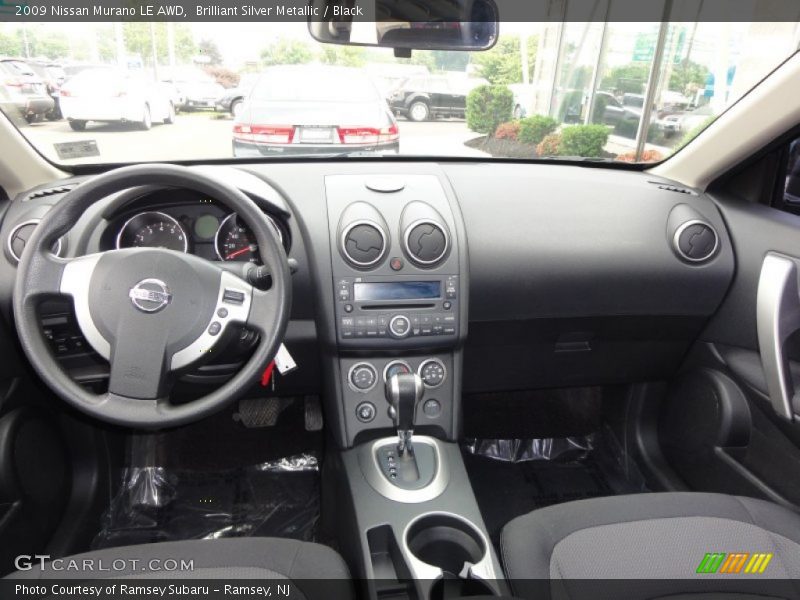 Brilliant Silver Metallic / Black 2009 Nissan Murano LE AWD
