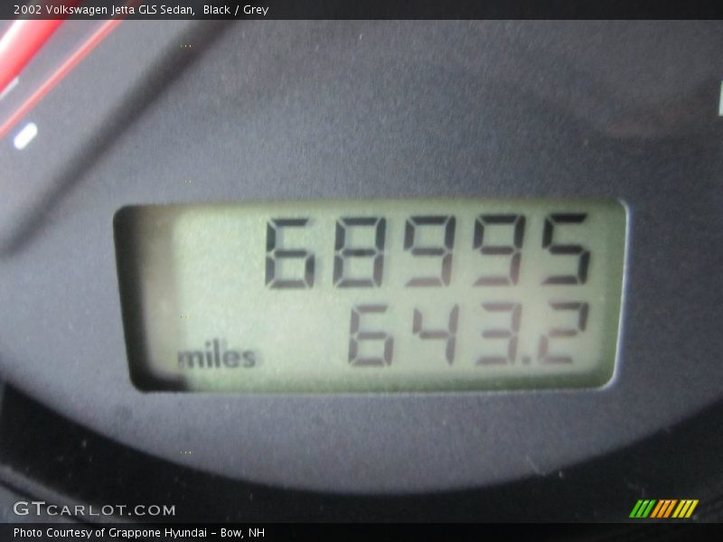 Black / Grey 2002 Volkswagen Jetta GLS Sedan