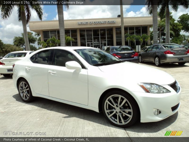 Starfire White Pearl / Cashmere Beige 2008 Lexus IS 250