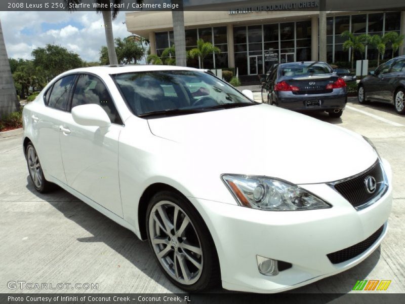 Starfire White Pearl / Cashmere Beige 2008 Lexus IS 250