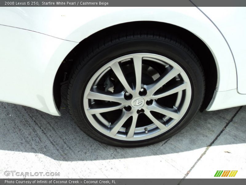 Starfire White Pearl / Cashmere Beige 2008 Lexus IS 250