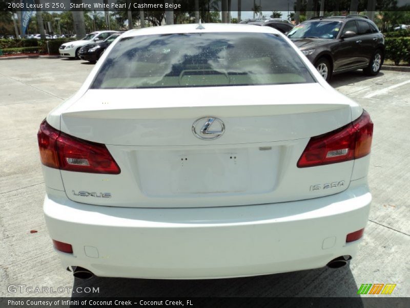 Starfire White Pearl / Cashmere Beige 2008 Lexus IS 250