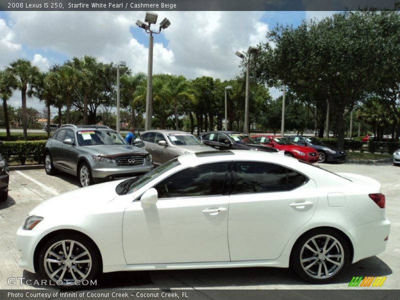 Starfire White Pearl / Cashmere Beige 2008 Lexus IS 250