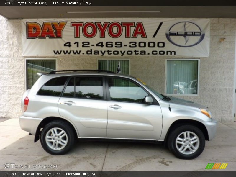 Titanium Metallic / Gray 2003 Toyota RAV4 4WD