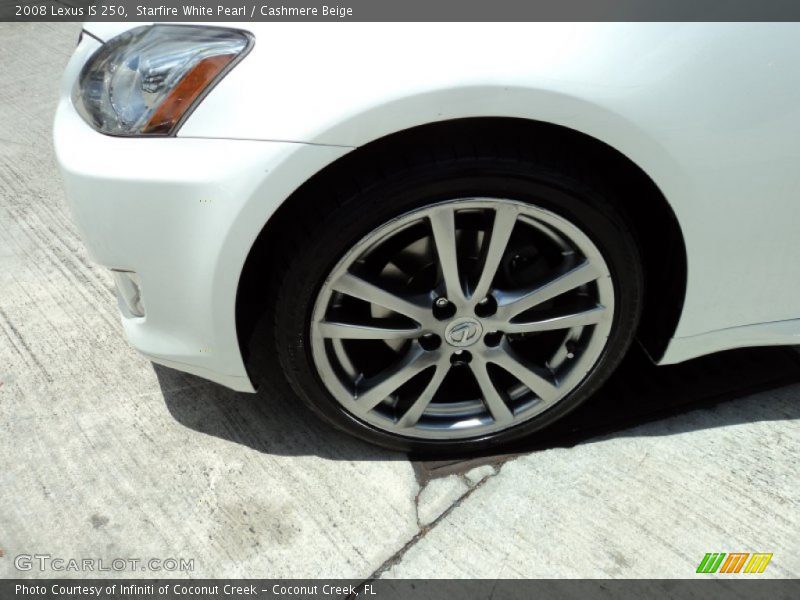 Starfire White Pearl / Cashmere Beige 2008 Lexus IS 250