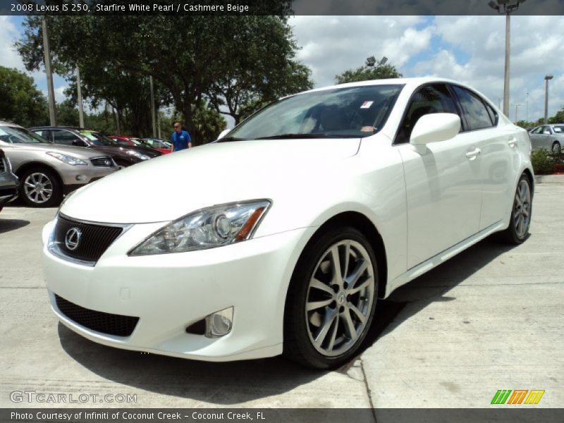 Starfire White Pearl / Cashmere Beige 2008 Lexus IS 250