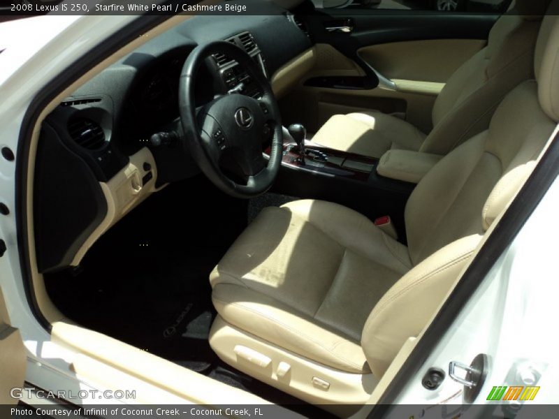 Starfire White Pearl / Cashmere Beige 2008 Lexus IS 250