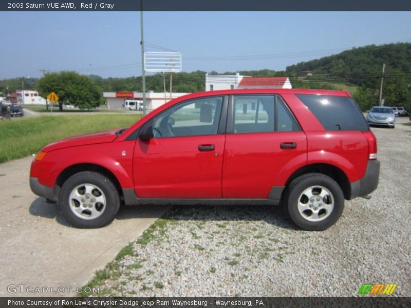 Red / Gray 2003 Saturn VUE AWD