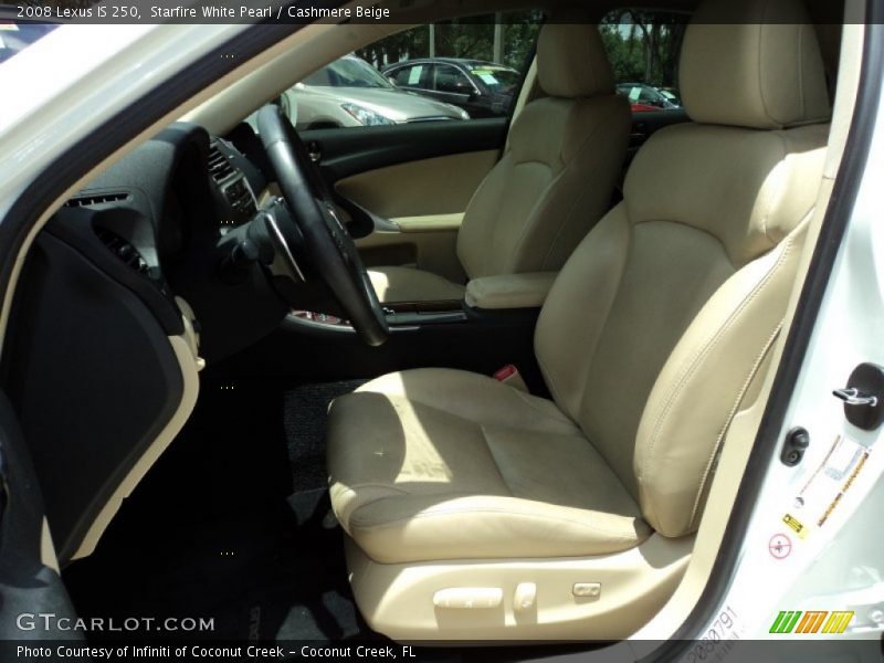 Starfire White Pearl / Cashmere Beige 2008 Lexus IS 250