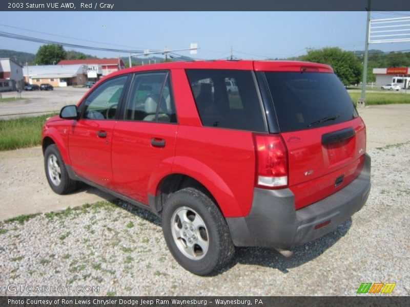 Red / Gray 2003 Saturn VUE AWD