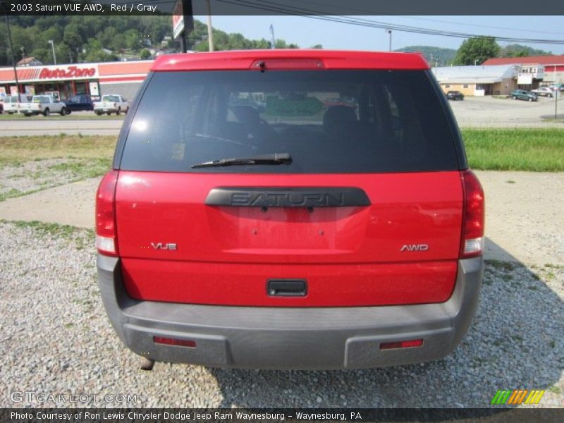 Red / Gray 2003 Saturn VUE AWD