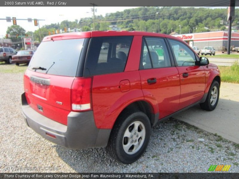 Red / Gray 2003 Saturn VUE AWD
