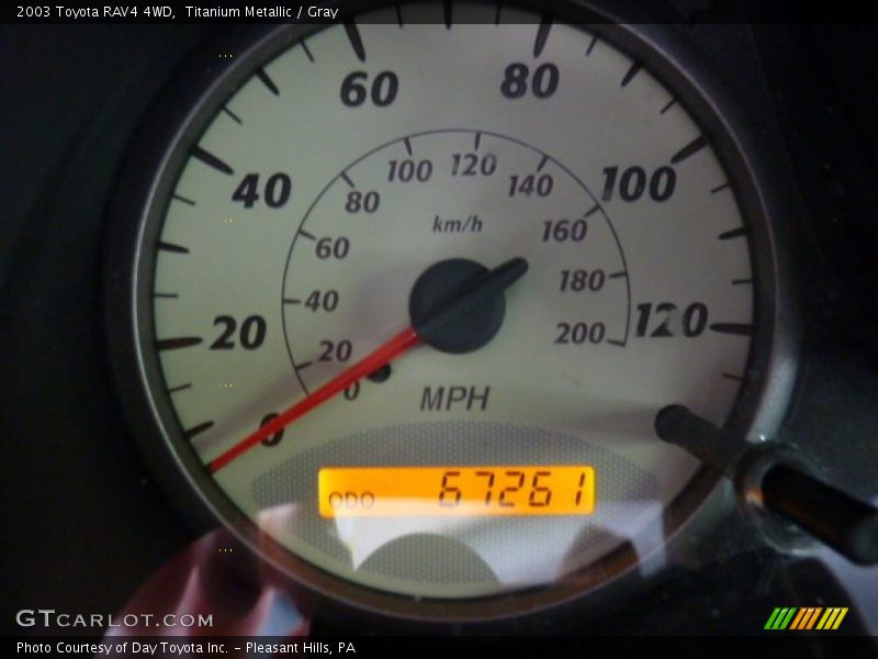 Titanium Metallic / Gray 2003 Toyota RAV4 4WD