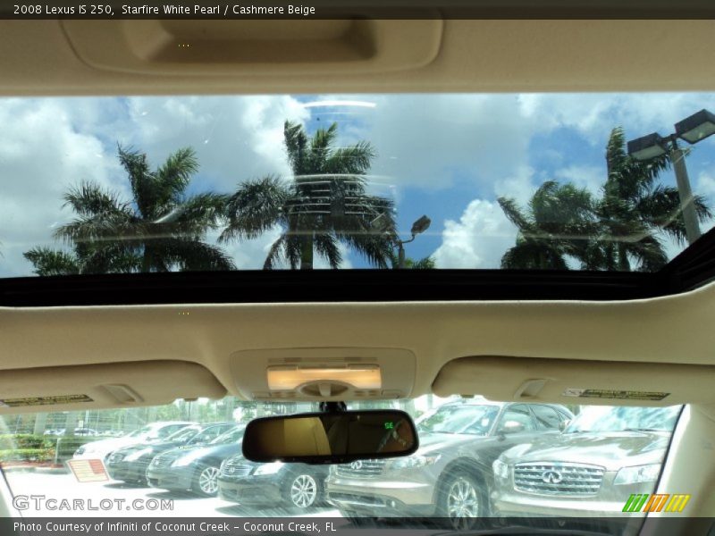Starfire White Pearl / Cashmere Beige 2008 Lexus IS 250