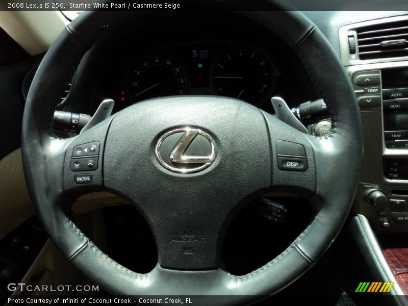 Starfire White Pearl / Cashmere Beige 2008 Lexus IS 250