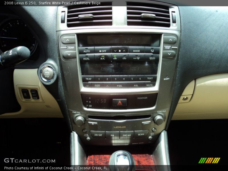 Starfire White Pearl / Cashmere Beige 2008 Lexus IS 250