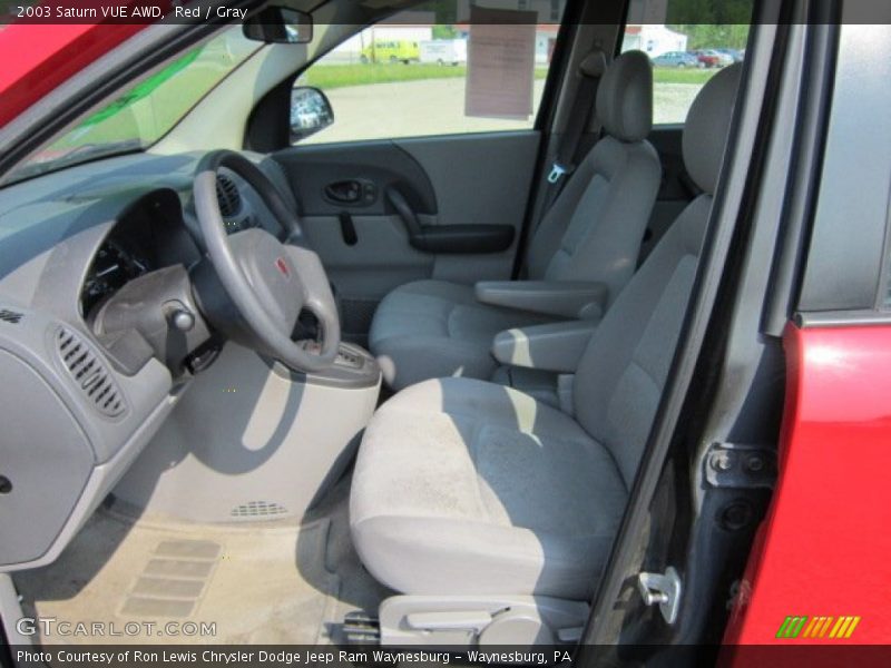 Red / Gray 2003 Saturn VUE AWD