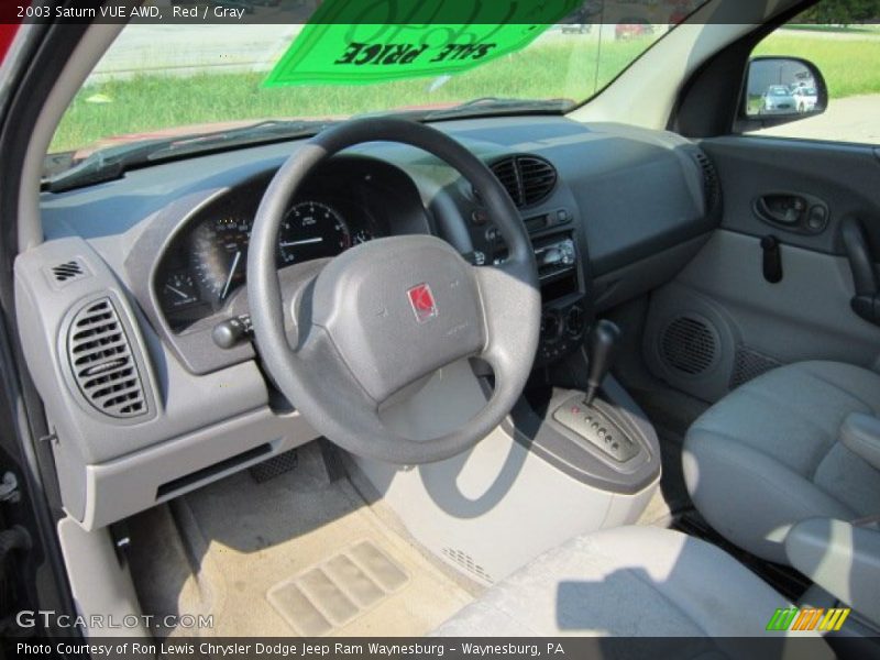 Red / Gray 2003 Saturn VUE AWD
