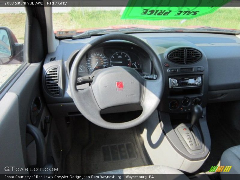 Red / Gray 2003 Saturn VUE AWD