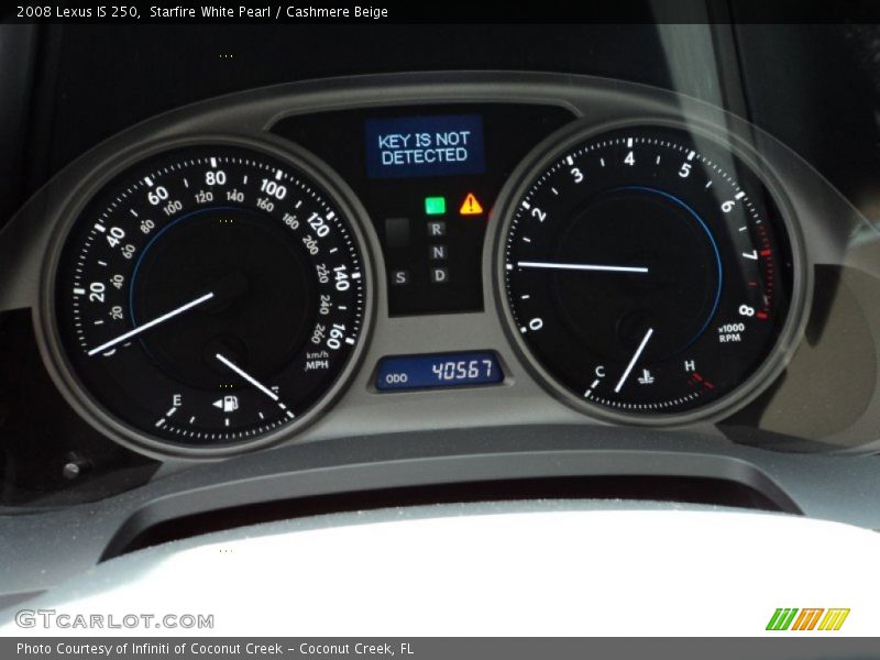 Starfire White Pearl / Cashmere Beige 2008 Lexus IS 250