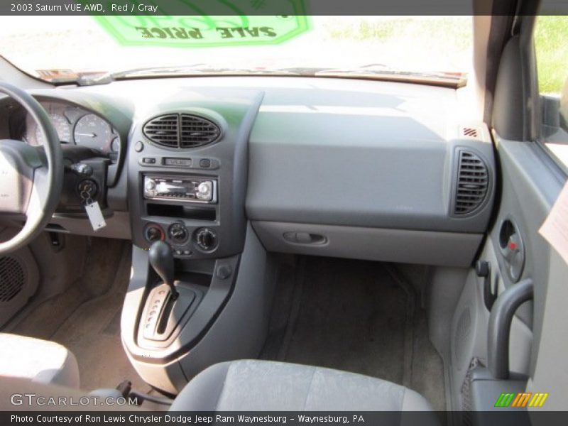 Red / Gray 2003 Saturn VUE AWD