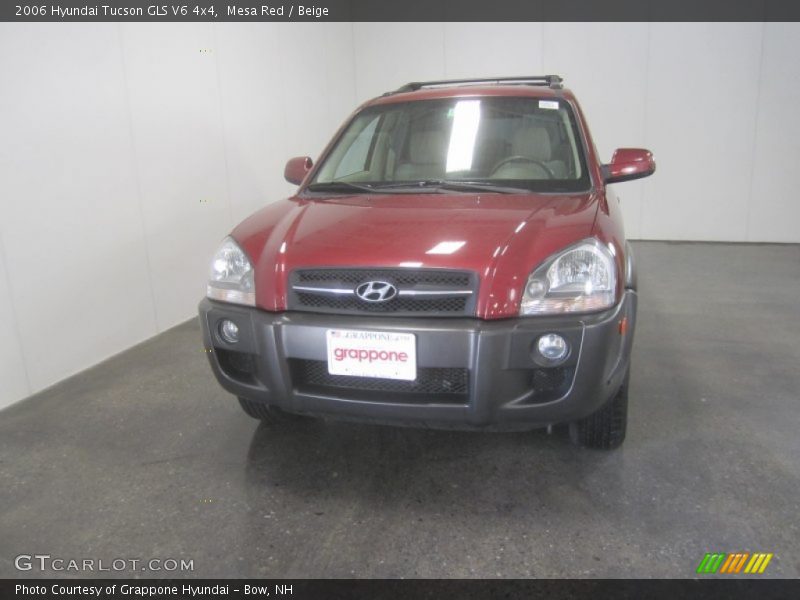 Mesa Red / Beige 2006 Hyundai Tucson GLS V6 4x4