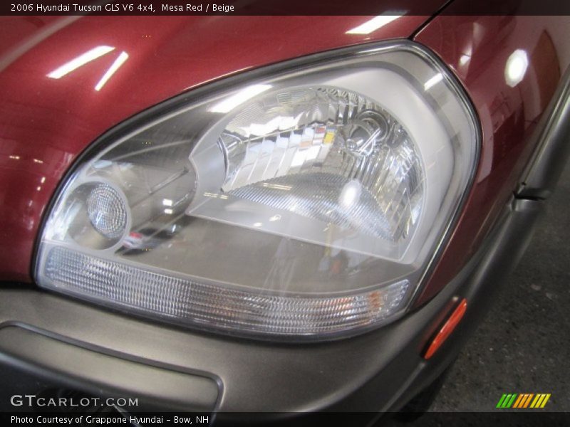 Mesa Red / Beige 2006 Hyundai Tucson GLS V6 4x4