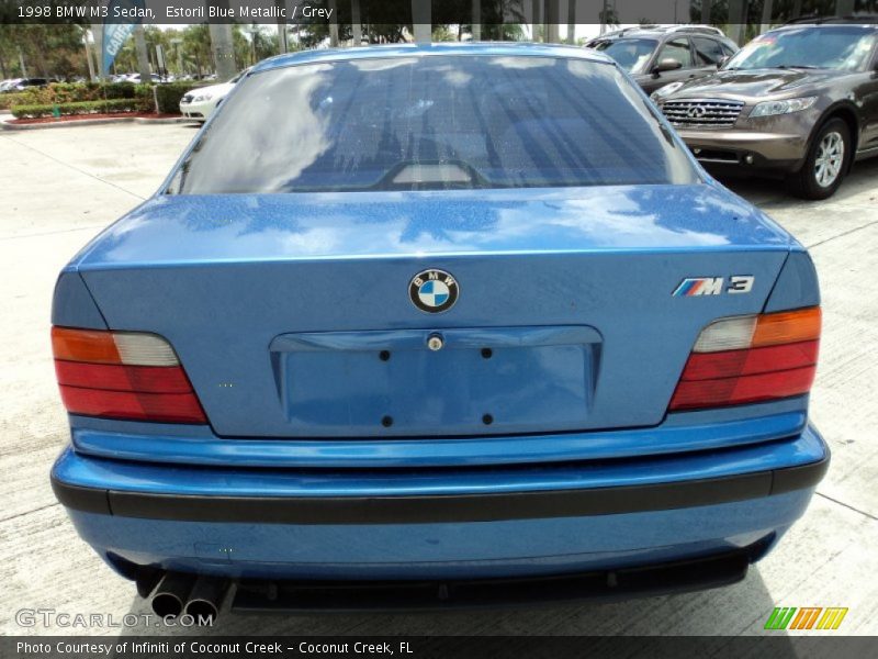 Estoril Blue Metallic / Grey 1998 BMW M3 Sedan