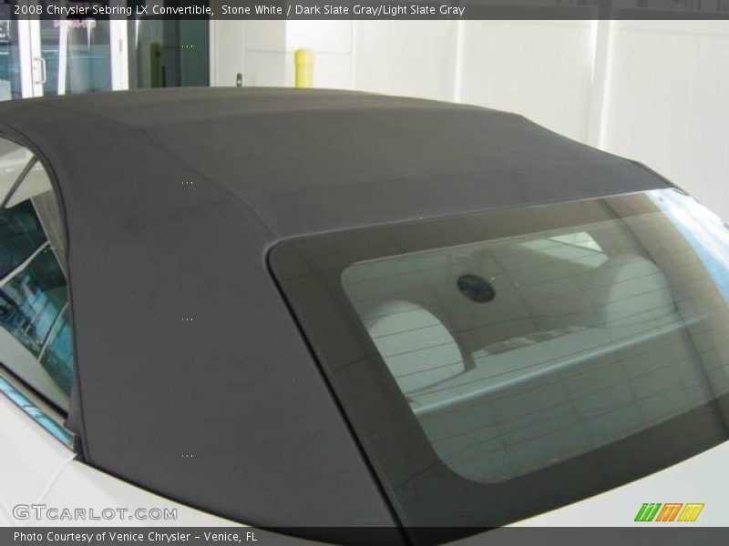 Stone White / Dark Slate Gray/Light Slate Gray 2008 Chrysler Sebring LX Convertible