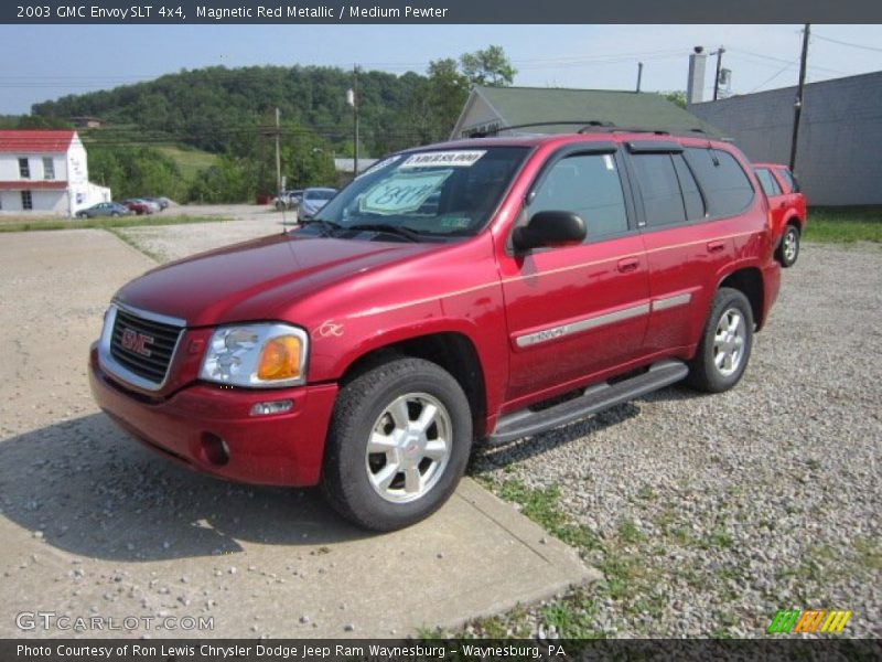 Magnetic Red Metallic / Medium Pewter 2003 GMC Envoy SLT 4x4