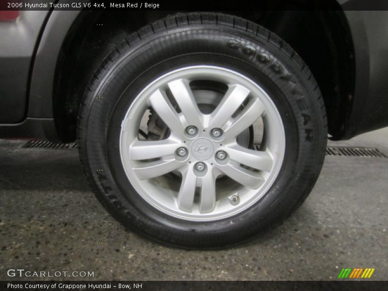 Mesa Red / Beige 2006 Hyundai Tucson GLS V6 4x4