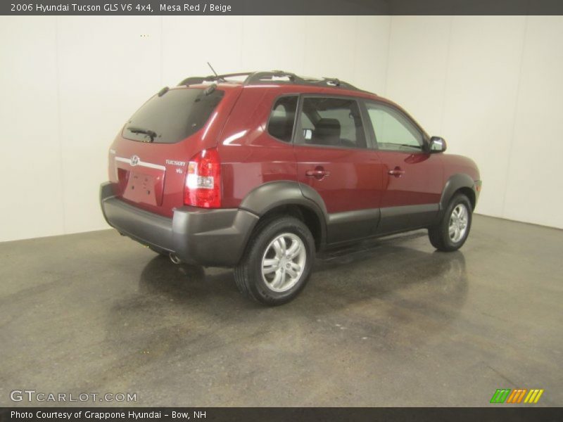 Mesa Red / Beige 2006 Hyundai Tucson GLS V6 4x4