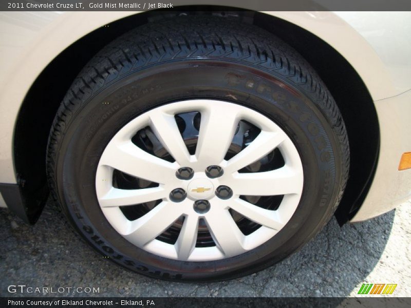 Gold Mist Metallic / Jet Black 2011 Chevrolet Cruze LT