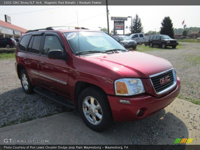 Magnetic Red Metallic / Medium Pewter 2003 GMC Envoy SLT 4x4