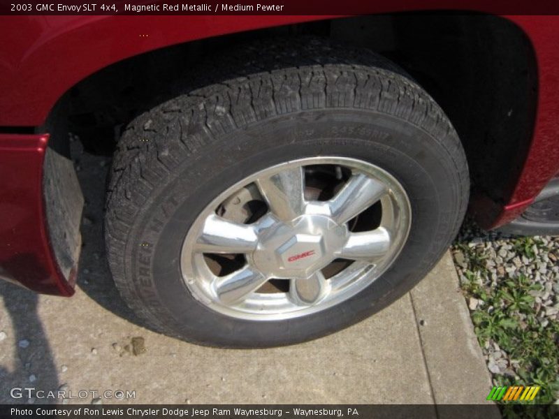 Magnetic Red Metallic / Medium Pewter 2003 GMC Envoy SLT 4x4