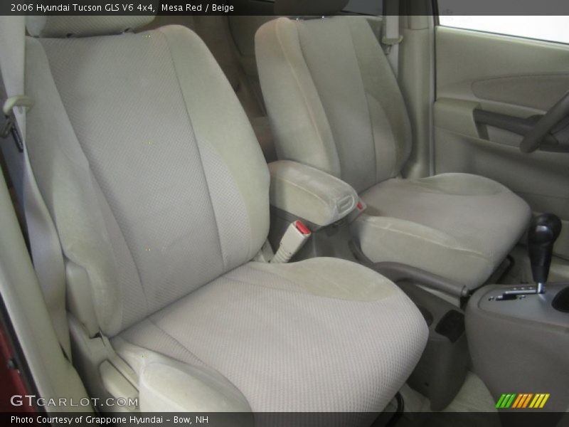 Mesa Red / Beige 2006 Hyundai Tucson GLS V6 4x4