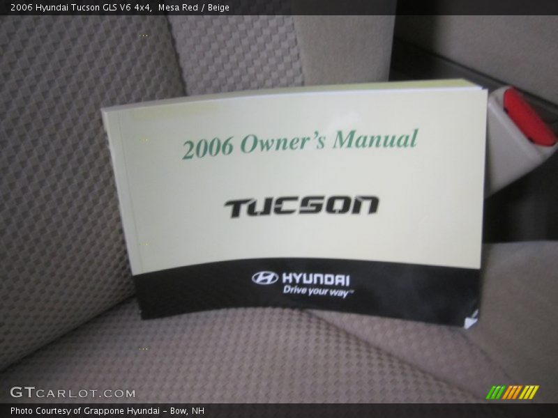 Mesa Red / Beige 2006 Hyundai Tucson GLS V6 4x4