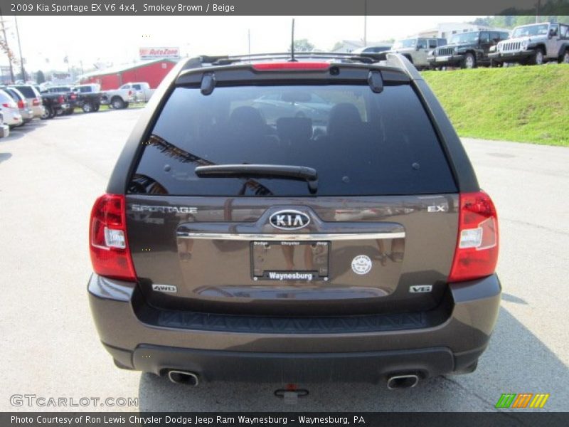 Smokey Brown / Beige 2009 Kia Sportage EX V6 4x4