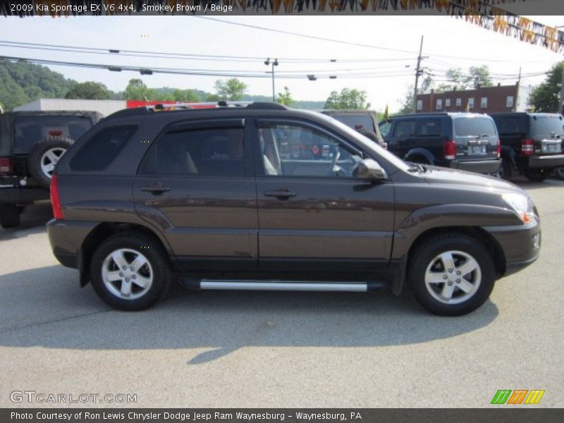 Smokey Brown / Beige 2009 Kia Sportage EX V6 4x4