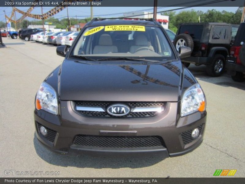 Smokey Brown / Beige 2009 Kia Sportage EX V6 4x4