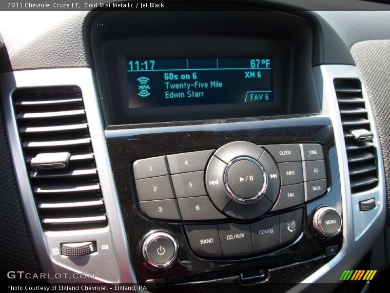 Gold Mist Metallic / Jet Black 2011 Chevrolet Cruze LT