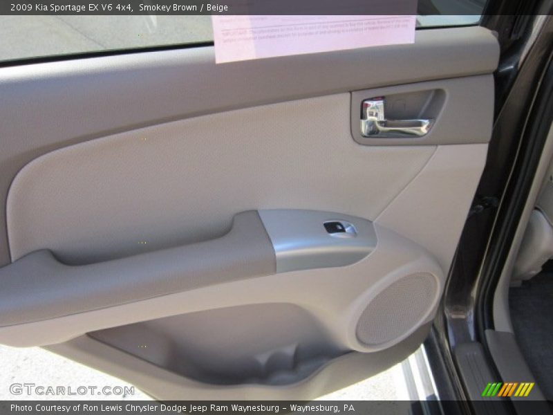 Smokey Brown / Beige 2009 Kia Sportage EX V6 4x4