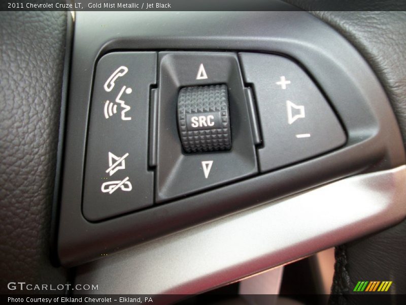 Gold Mist Metallic / Jet Black 2011 Chevrolet Cruze LT