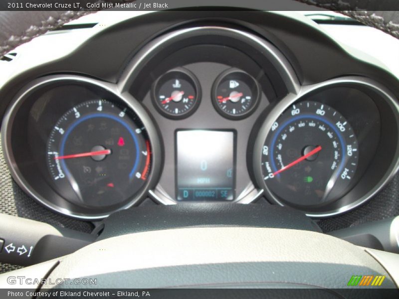 Gold Mist Metallic / Jet Black 2011 Chevrolet Cruze LT