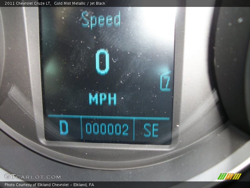 Gold Mist Metallic / Jet Black 2011 Chevrolet Cruze LT