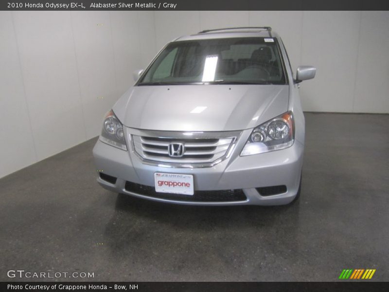 Alabaster Silver Metallic / Gray 2010 Honda Odyssey EX-L