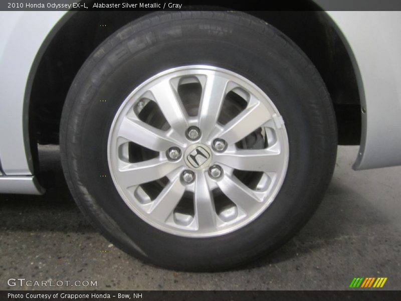 Alabaster Silver Metallic / Gray 2010 Honda Odyssey EX-L