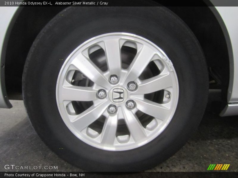 Alabaster Silver Metallic / Gray 2010 Honda Odyssey EX-L