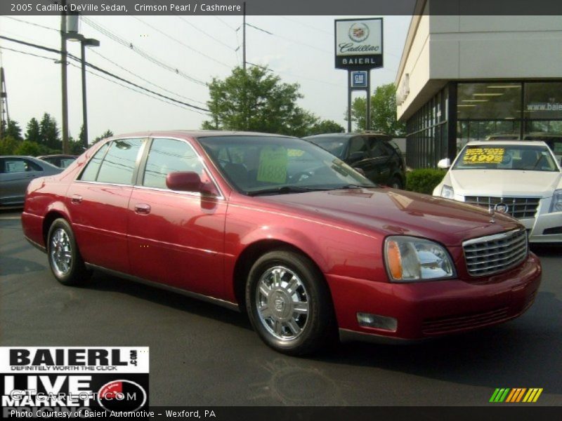 Crimson Pearl / Cashmere 2005 Cadillac DeVille Sedan