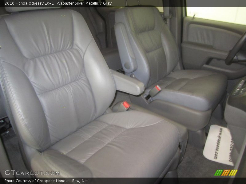 Alabaster Silver Metallic / Gray 2010 Honda Odyssey EX-L